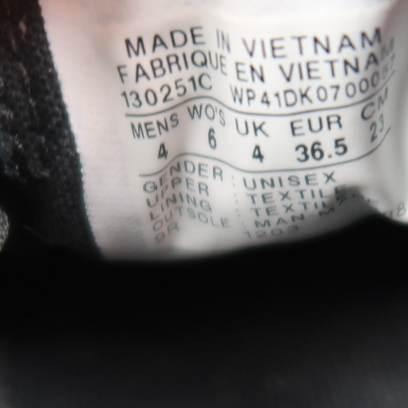 Converse Shoes Womens 6 Boat Sneakers 2 Eye Casual Lightweight Moc Black Gray - Picture 11 of 12